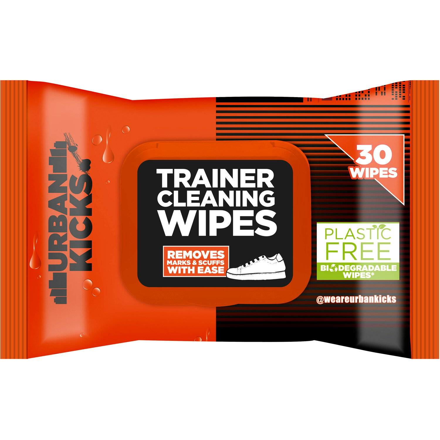 Urban Kicks Trainer Wipes - Orange Image