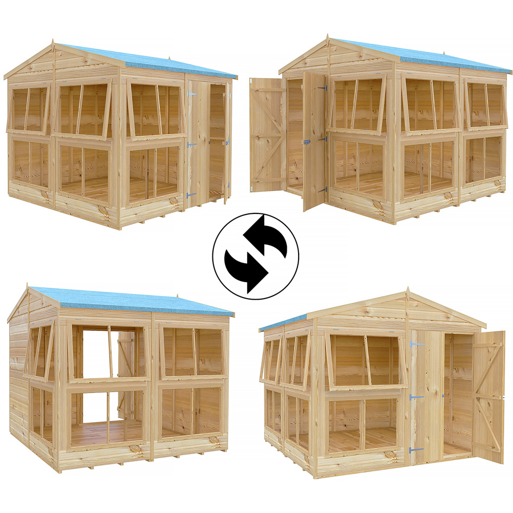 Shire 8 x 8ft Sun Hut Image 5