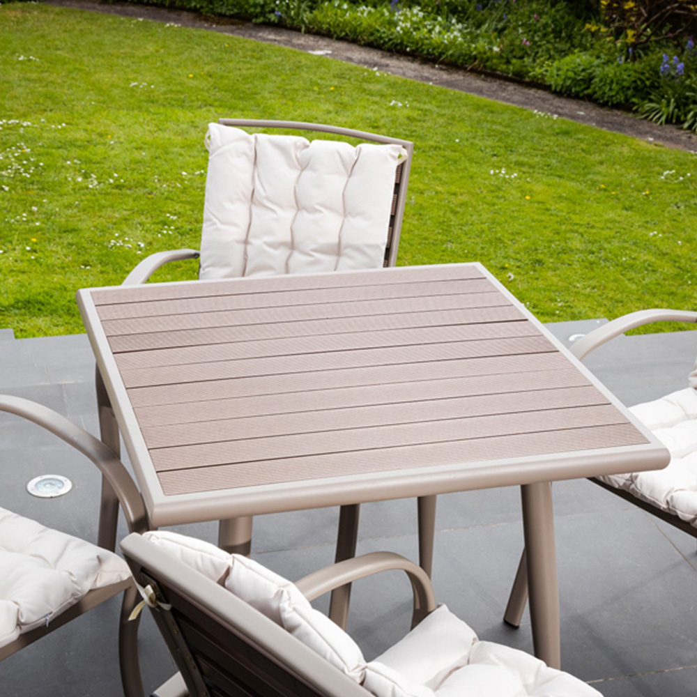 Artemis Home Delamere 4 Seater Outdoor Dining Set with Seat Cushions Image 7