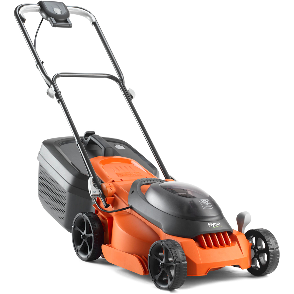 Flymo EasiStore FES340R18X2K2 36V 34cm Rotary Cordless Electric Lawn Mower with 2 x 18V Battery Image 3