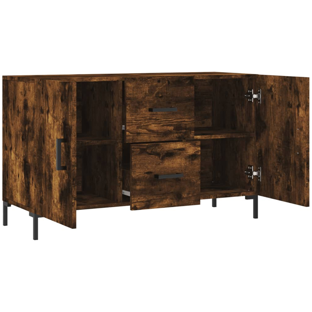 vidaXL 2 Door 2 Drawer Brown Sideboard Image 5