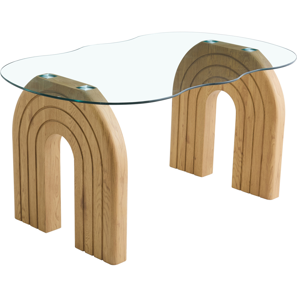 Salcombe Glass Dining Table Image 3
