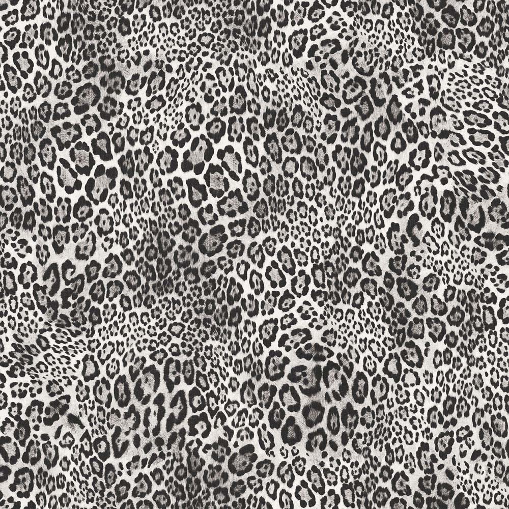 Galerie Natural FX Animal Print Black and White Wallpaper Image 1