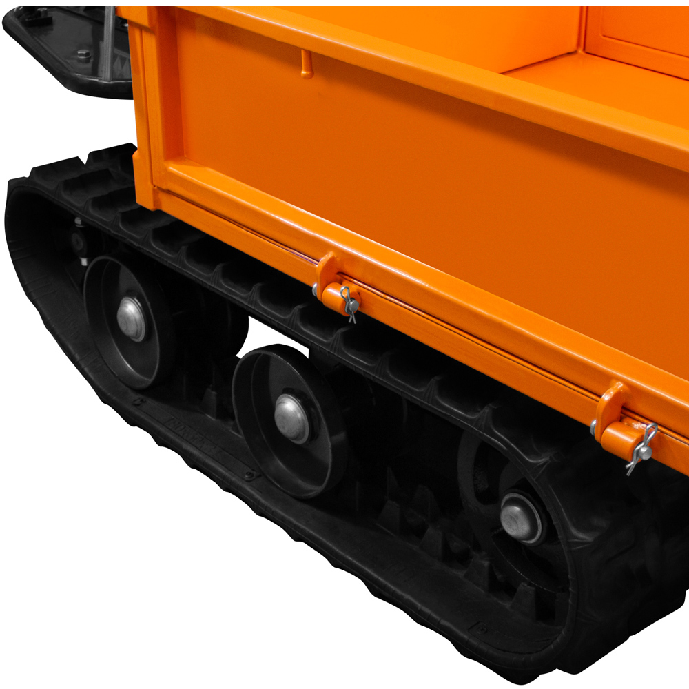 T-Mech Orange Tracked Mini Dumper Petrol Transporter Image 6