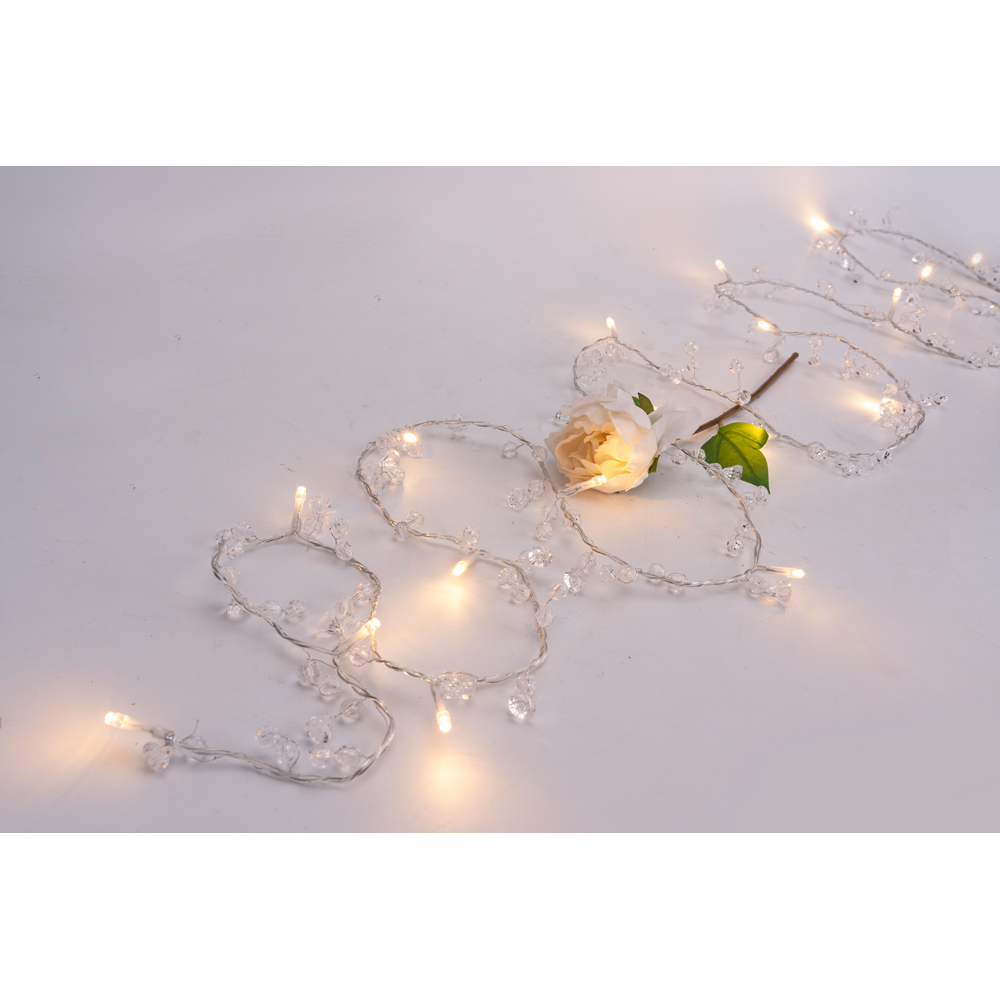 Avilo Warm White LED Pre-Lit Garland 275cm Image 4