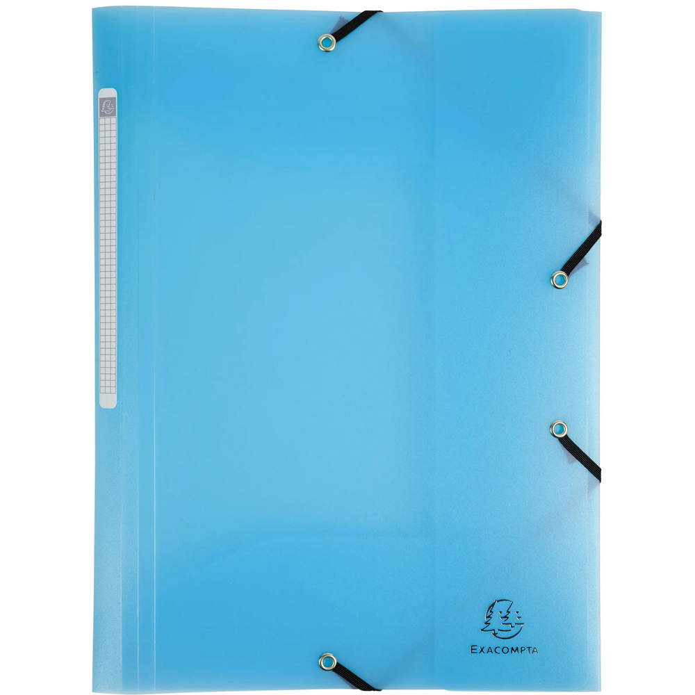 Exacompta Chromaline Pastel A4 Multicolour PP 3 Flap Elasticated Folder 25 Pack Image 3