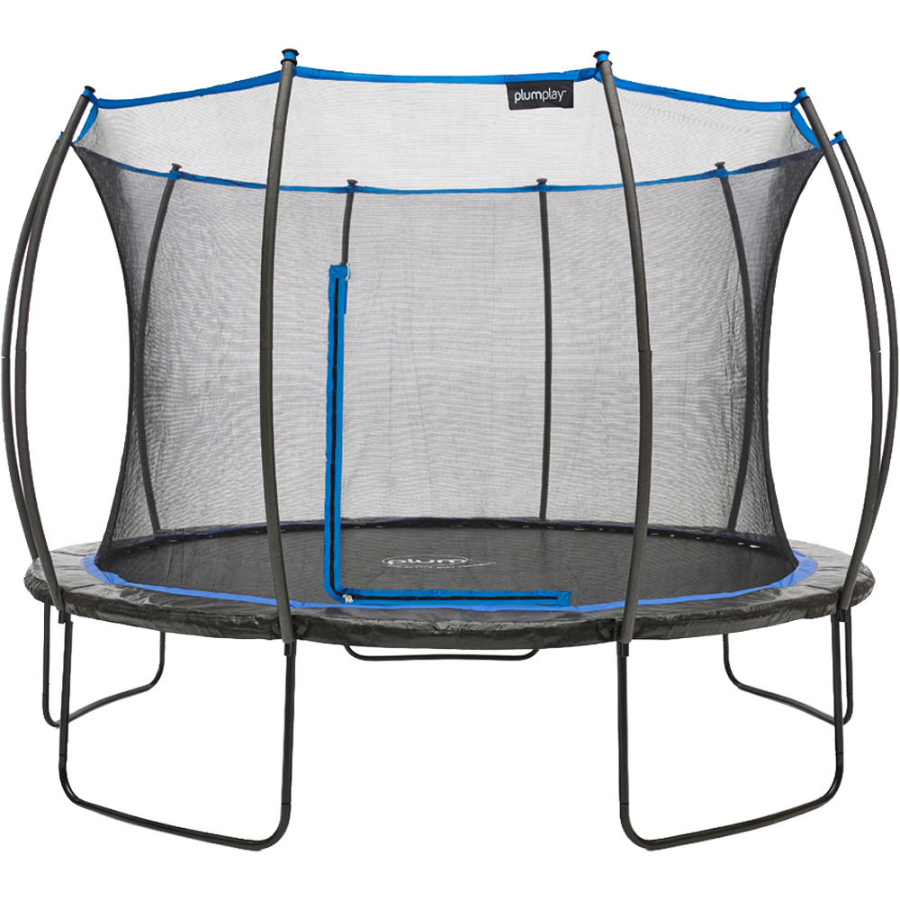 Plum Play 12ft Deluxe Springsafe Trampoline and Enclosure Image 1