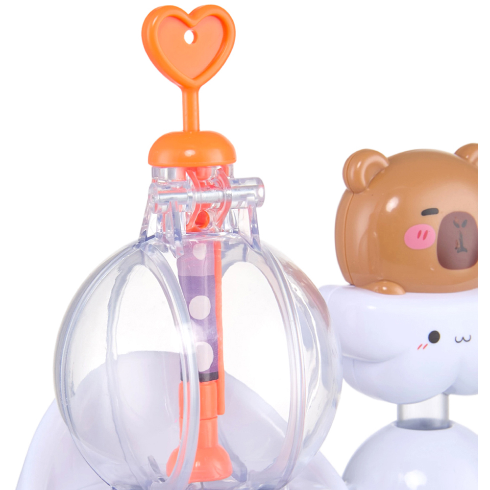 H&O Direct 320 Piece Kids Pink Capybara DIY Bubble Making Kit Image 4