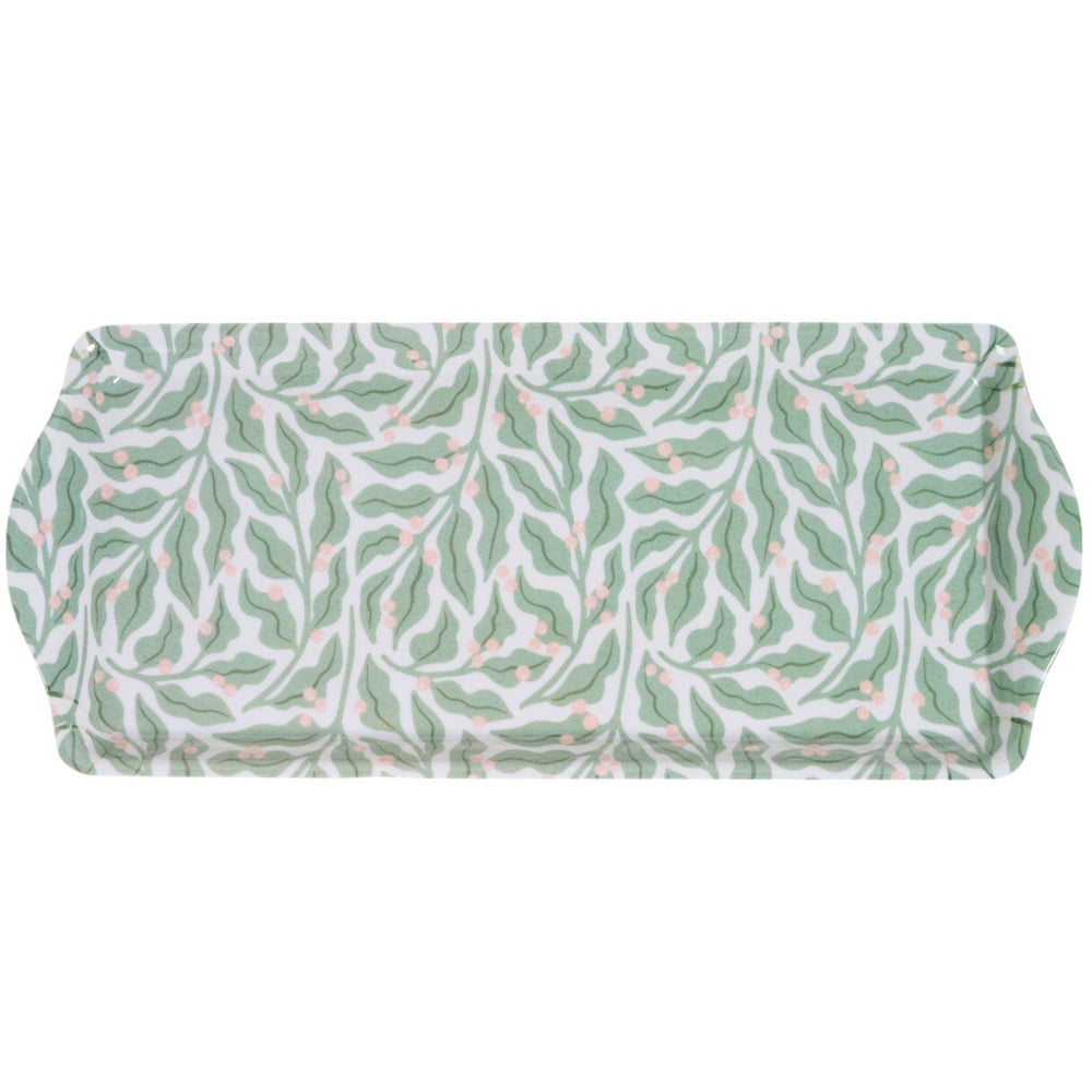Green Leaves Drinks Tray Green Image 1
