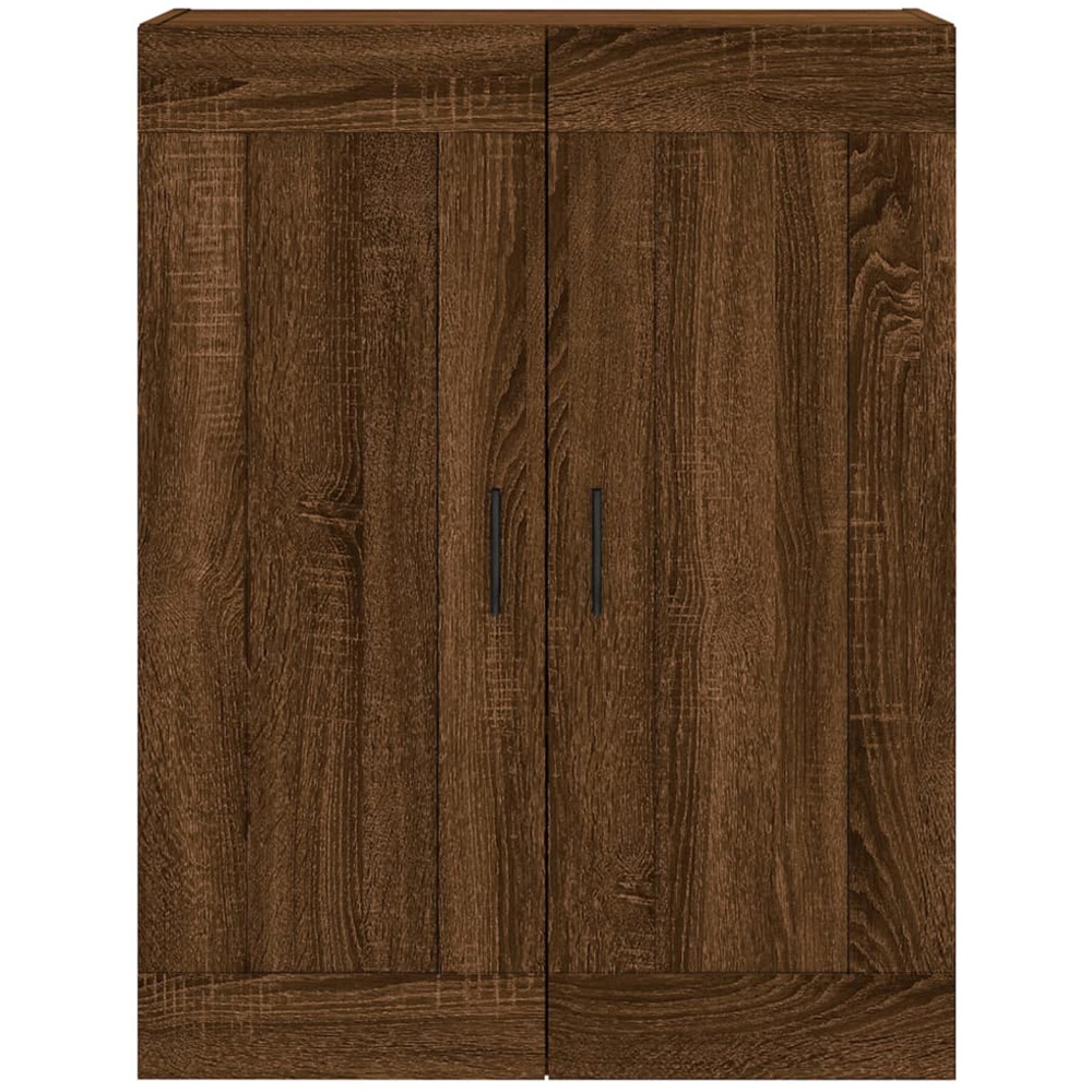 vidaXL 2 Door Brown Oak Wall Mounted Cabinet Set of 2 Image 6