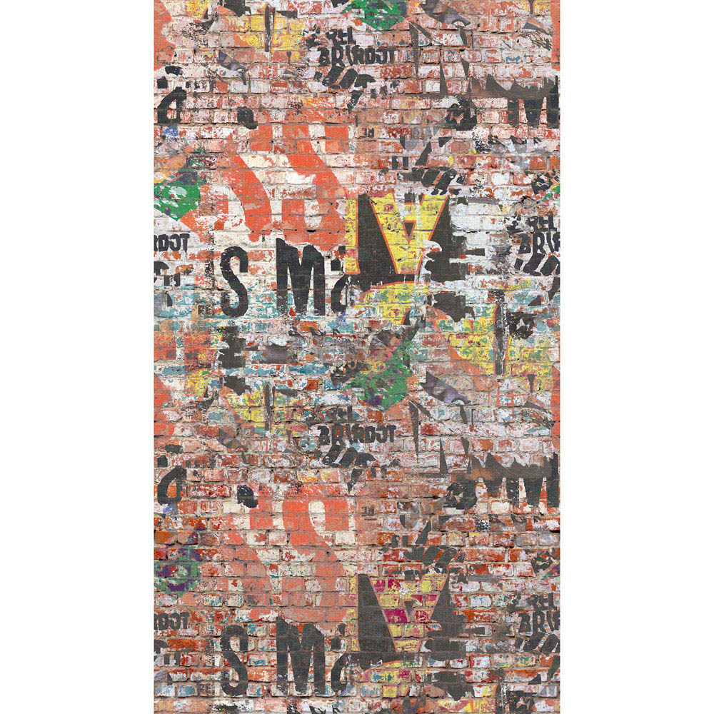 Grandeco Graffiti Wall 3 Lane Wall Mural Image 2