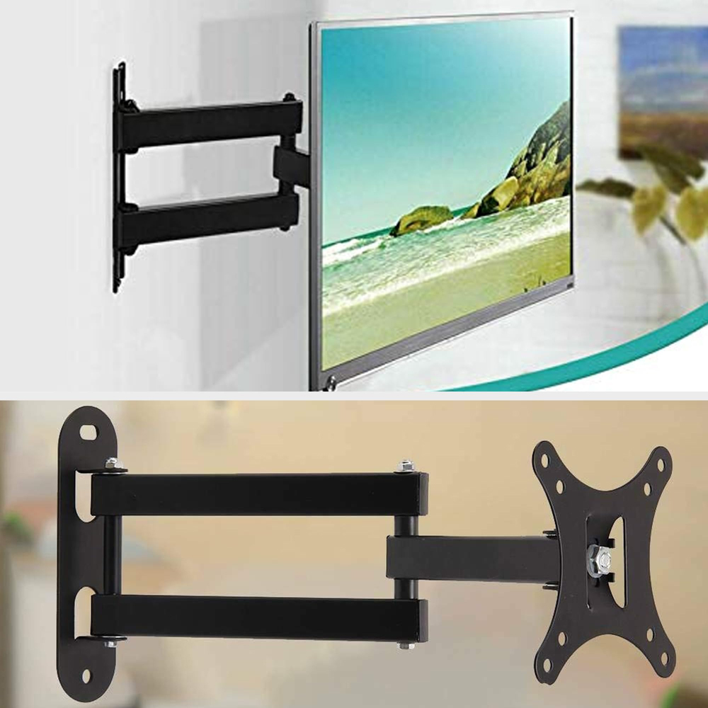 ATEK Full Motion Tilt and Swivel TV Wall Bracket 10 to 26 inch Image 2
