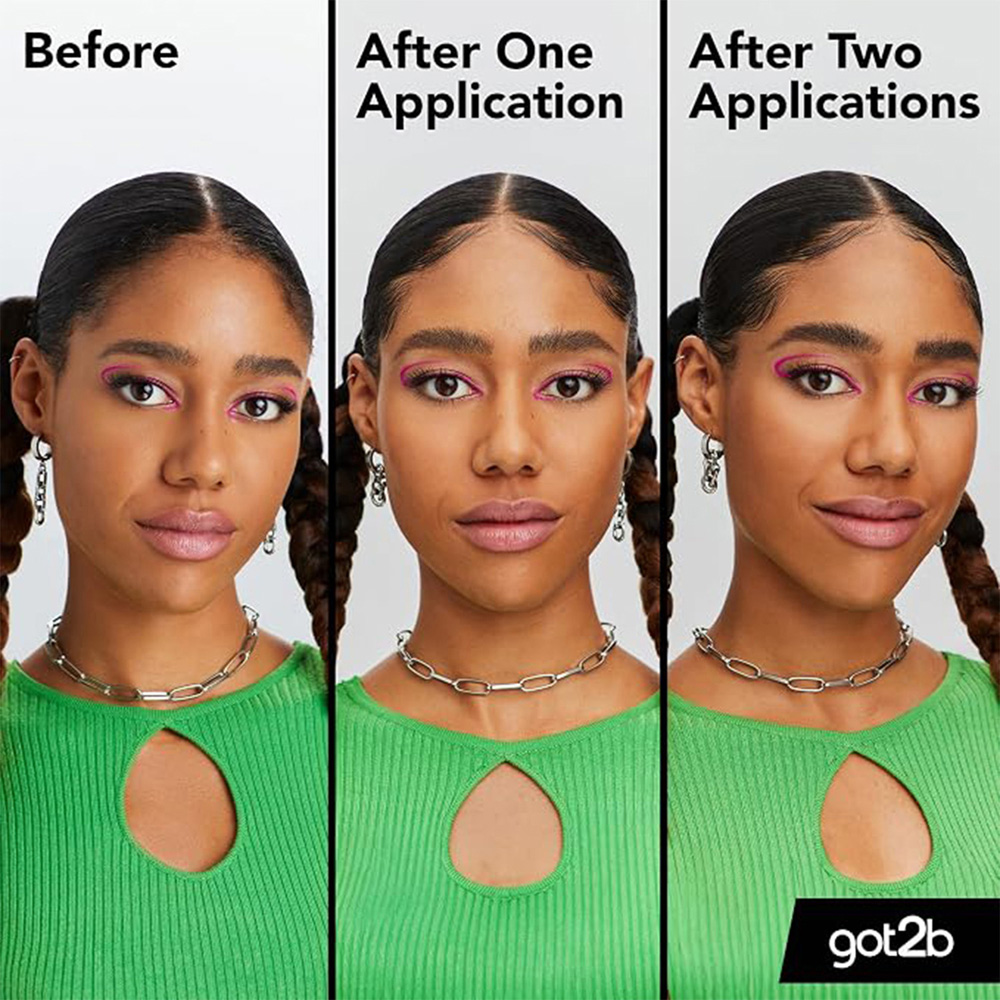 Got2b GEL Glued B & E Tint Black Long Lasting Strong Hold Brow Styling Gel 16ml 6 Pack Image 4