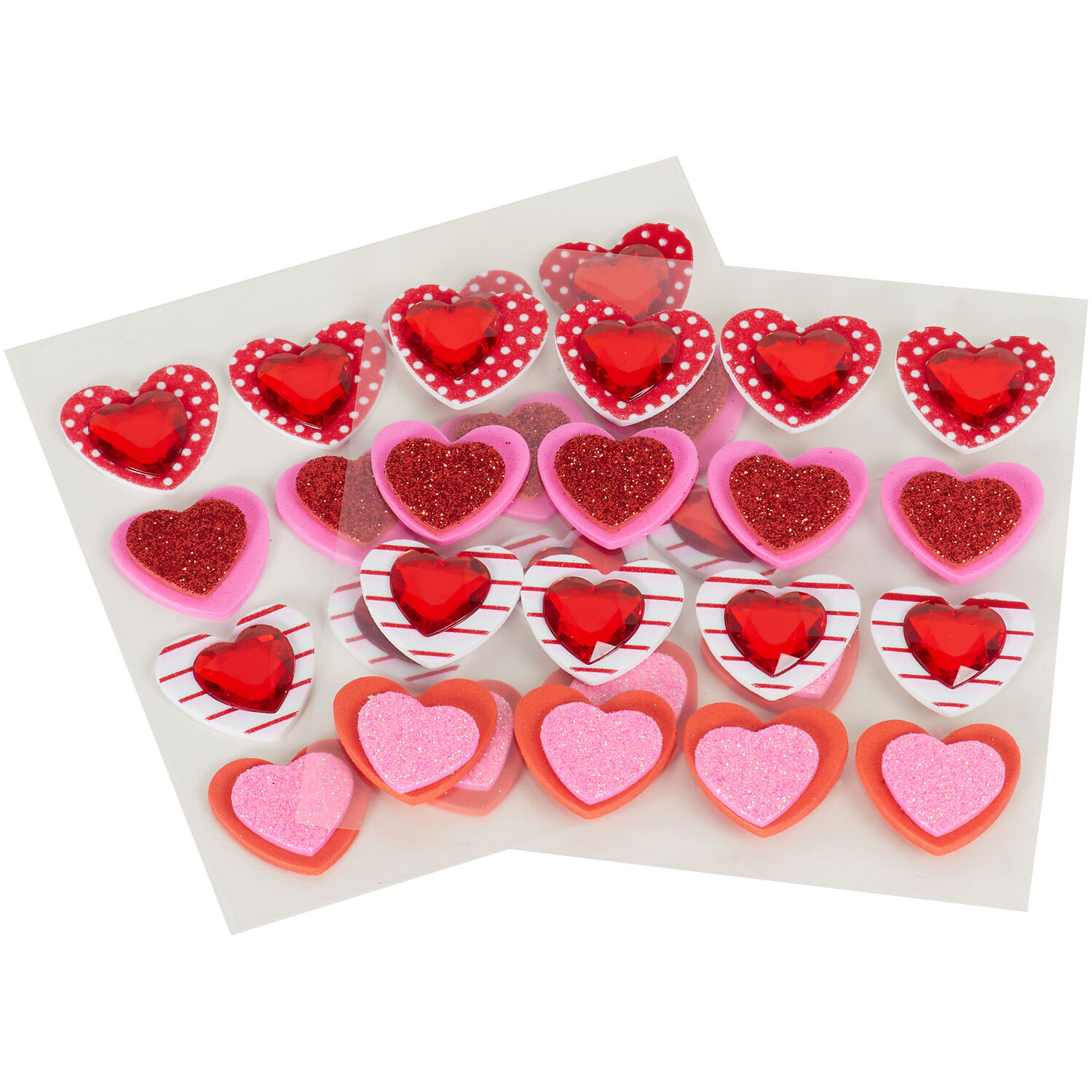 Art Studio Heart Stickers 16 Pack Image 2