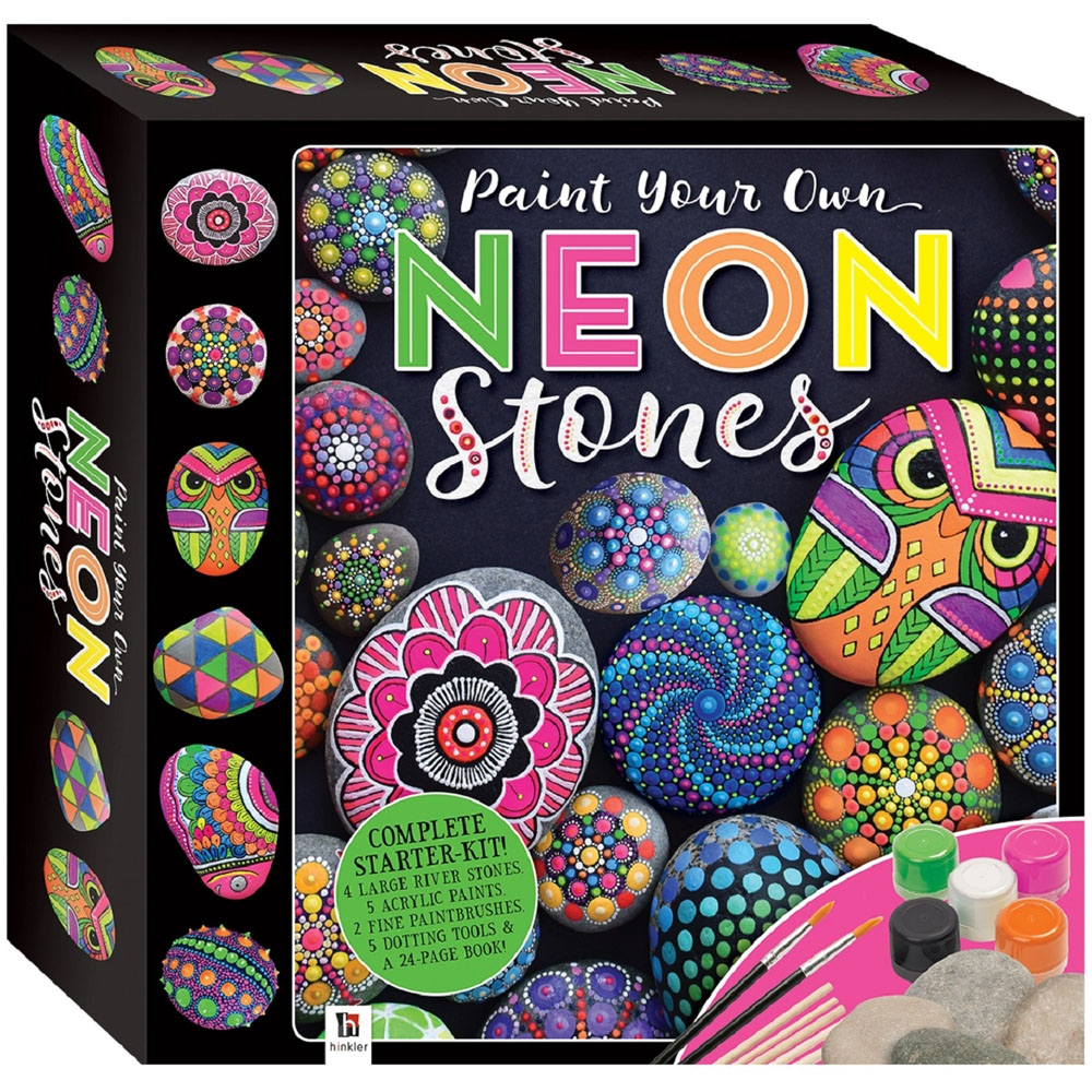 Hinkler Paint Your Own Neon Stones Kit Image