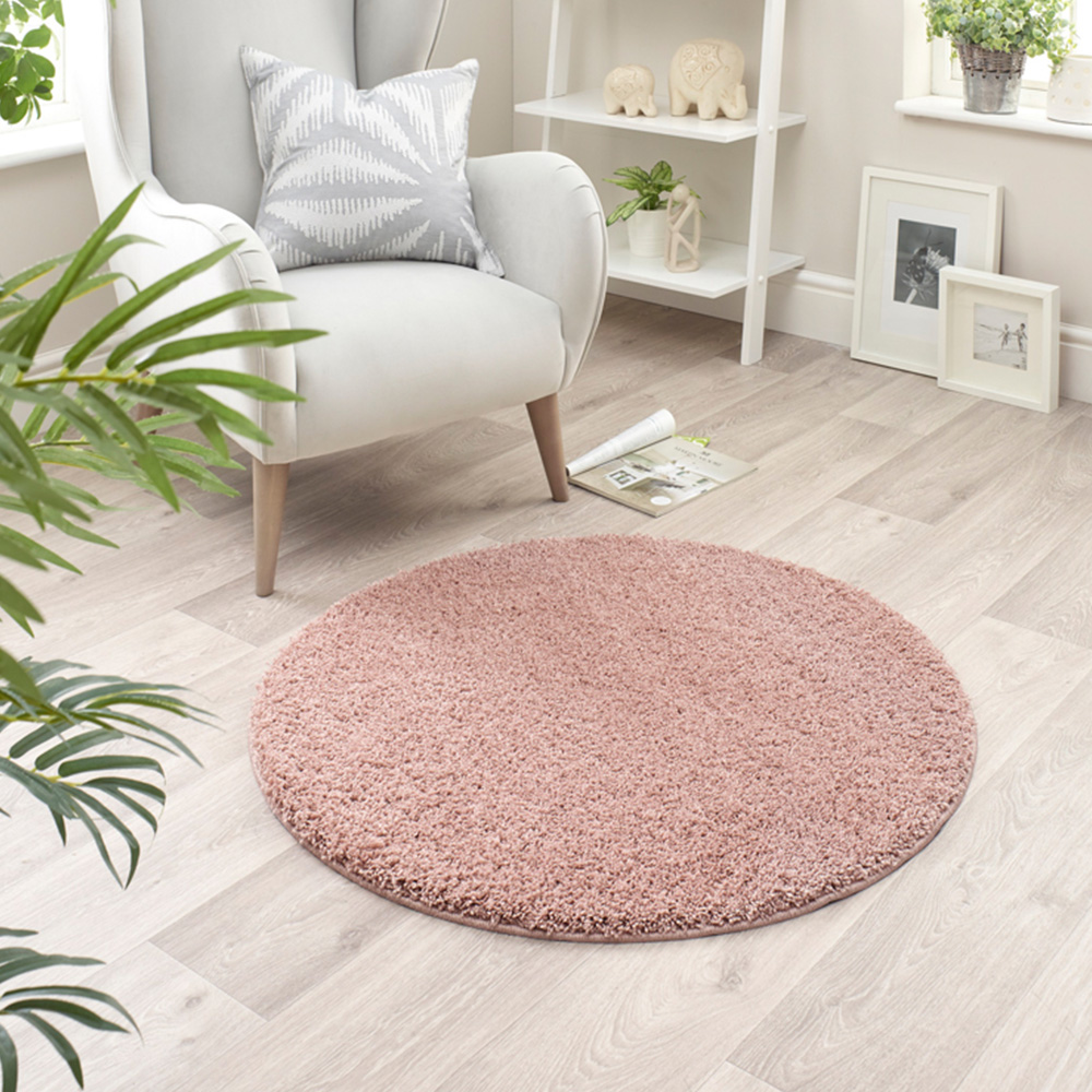 My Rug Nude Pink Round Rug 100cm Image 2