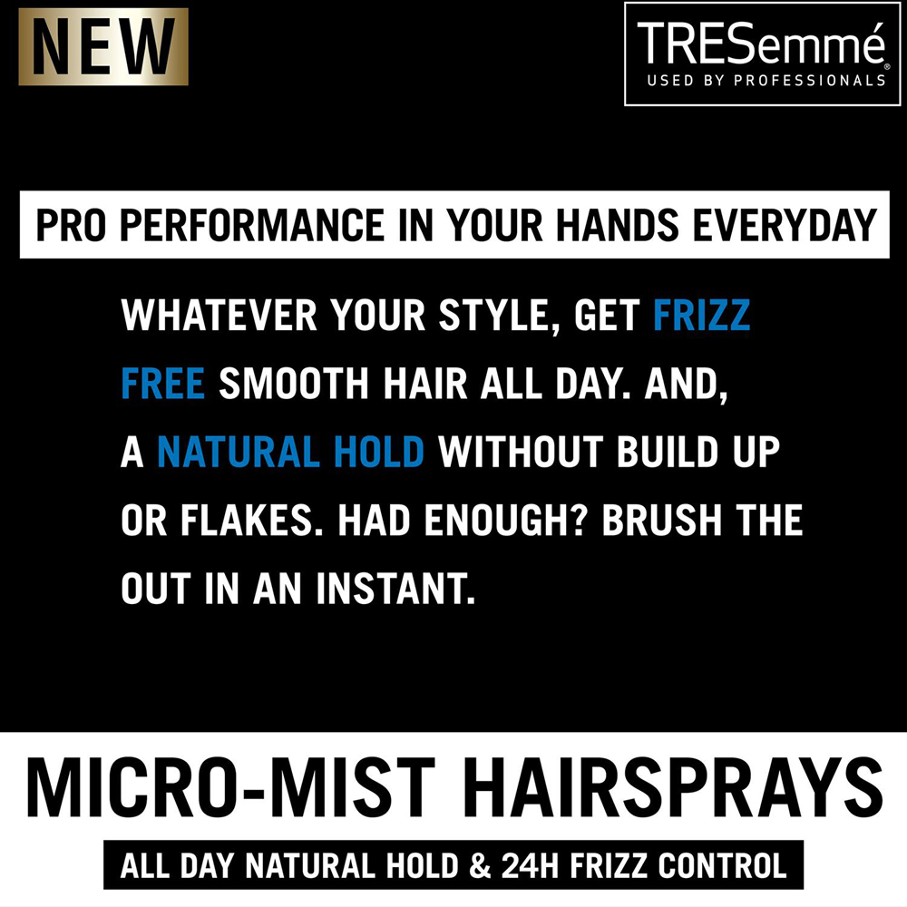 TRESemme Firm Hold Hairspray 400ml 6 Pack Image 6