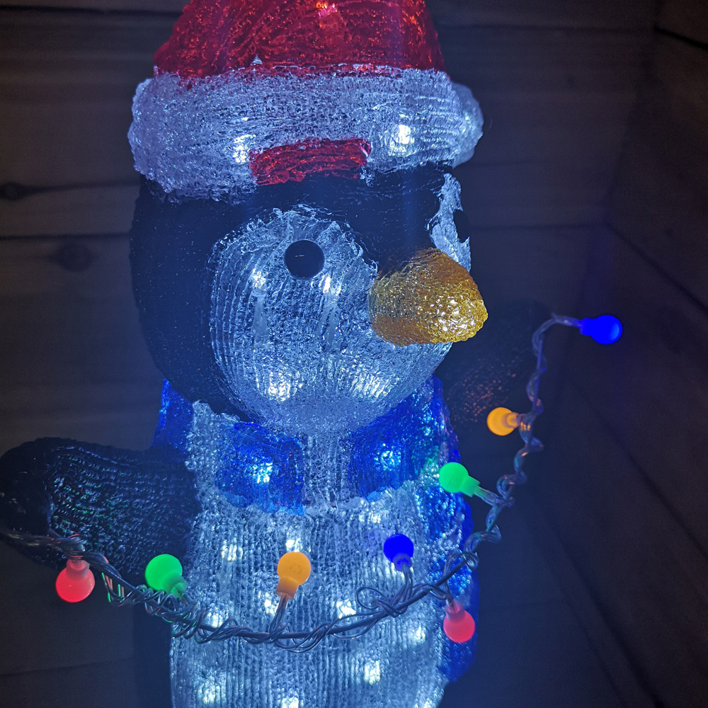Samuel Alexander Acrylic Penguin LED Outdoor Christmas Decoration Image 2