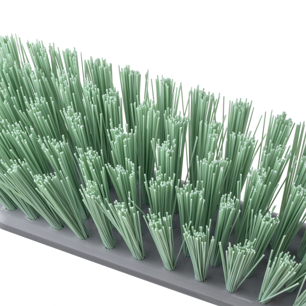 JVL Green Hard Bristle Angled Sweeping Brush Image 3
