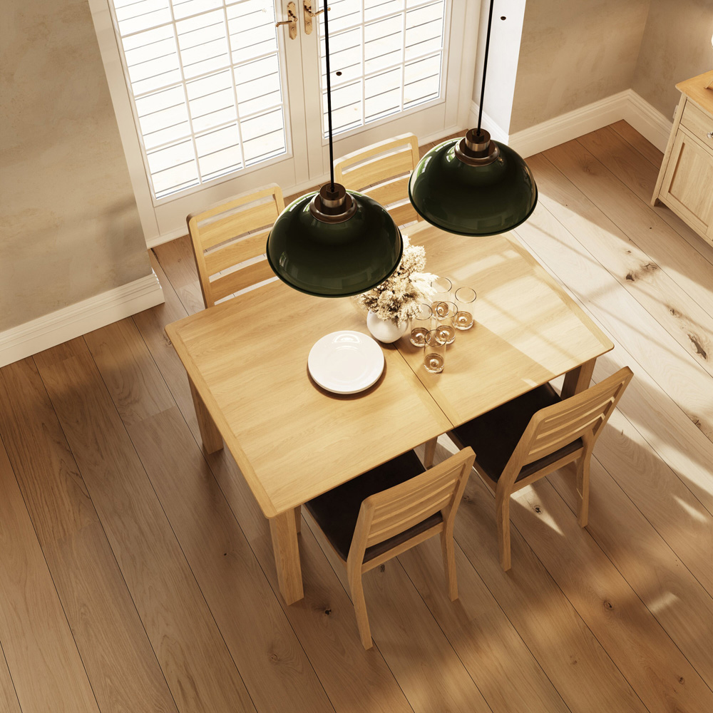 FWStyle Taberno Oak Extending Dining Table Image 7