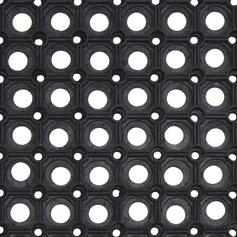 JVL Rondo Rubber Scraper Door Mat 50 x 100cm 5 Pack Image 6