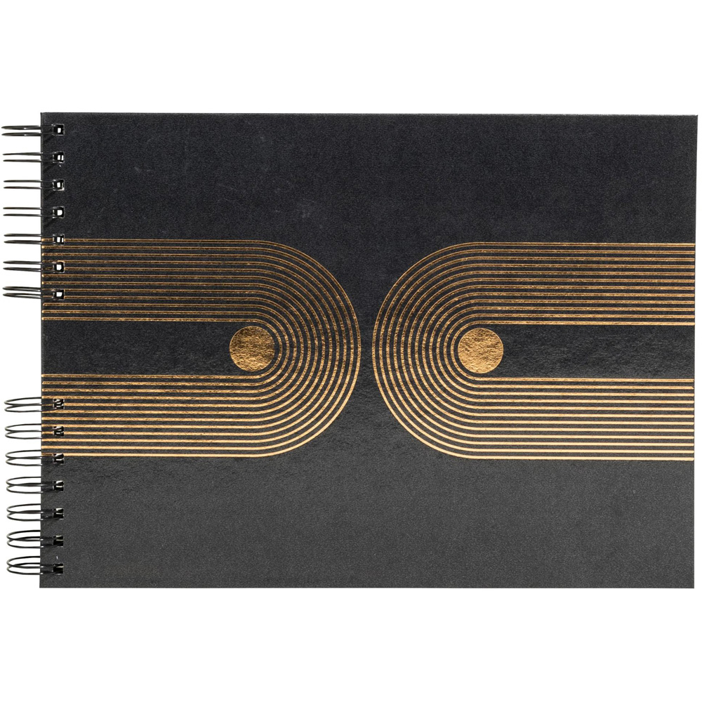 Exacompta Graphik Black Wirebound Photo Album 50 Sheets 150 Photos Image 3