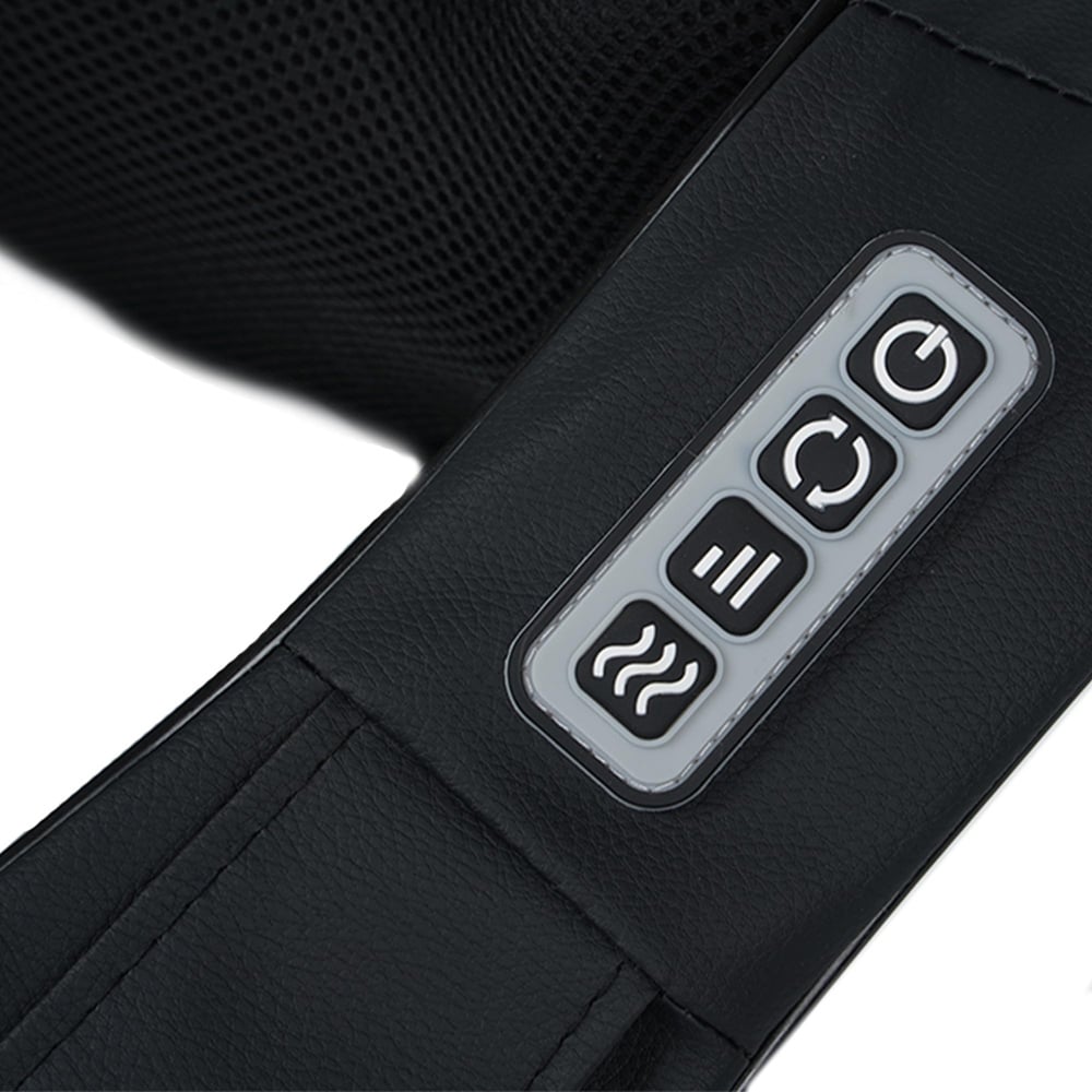Alivio Shiatsu Black Heated Back and Neck Massager with Heat Deep Tissue Image 2