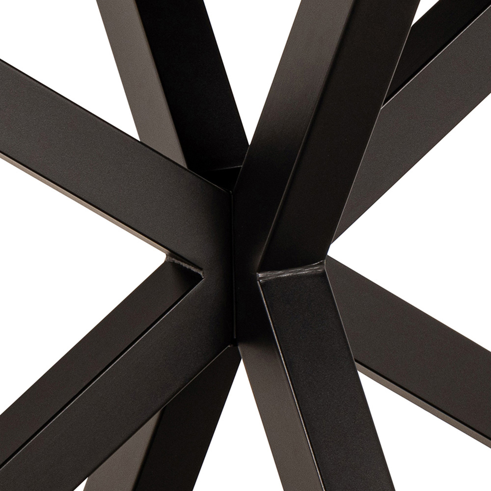 Florence Heaven 6 Seater Ceramic Dining Table Rusty Brown Image 5