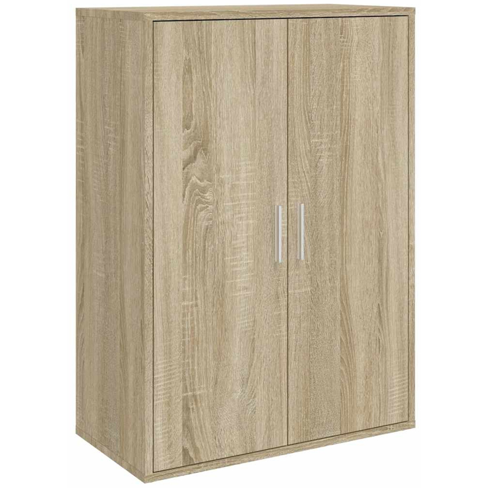 vidaXL 2 Door Sonoma Oak Sideboard Image 2