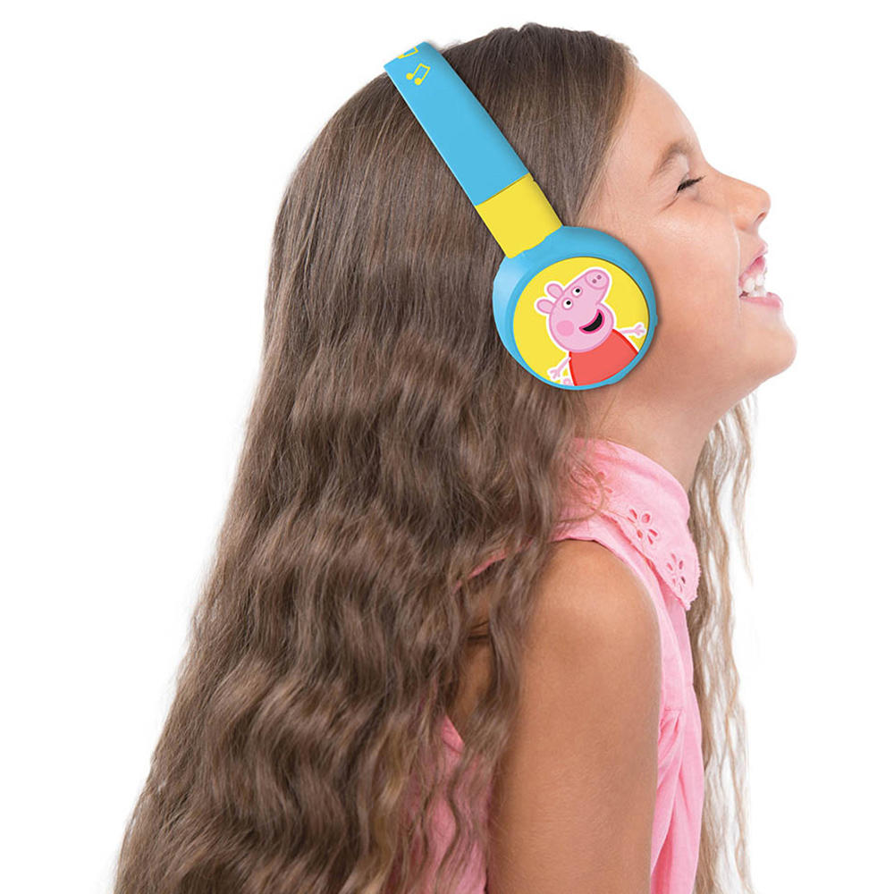 Lexibook Peppa Pig Bluetooth and Wired Foldable Headphones Image 4