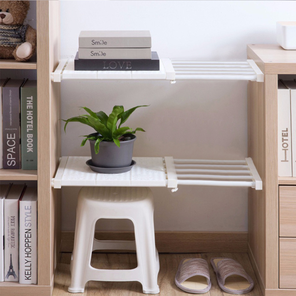 Living and Home Expandable Closet Tension Shelf Image 8