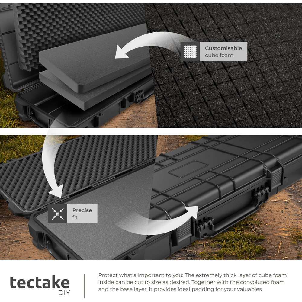 tectake Waterproof Hard Shell Carry Case Image 7