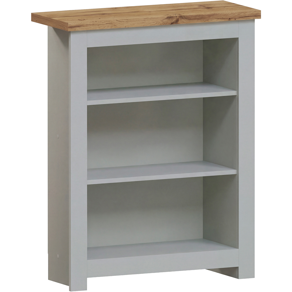 VIDA DESIGNS Arlington 3 Shelf Grey Bookcase Image 2
