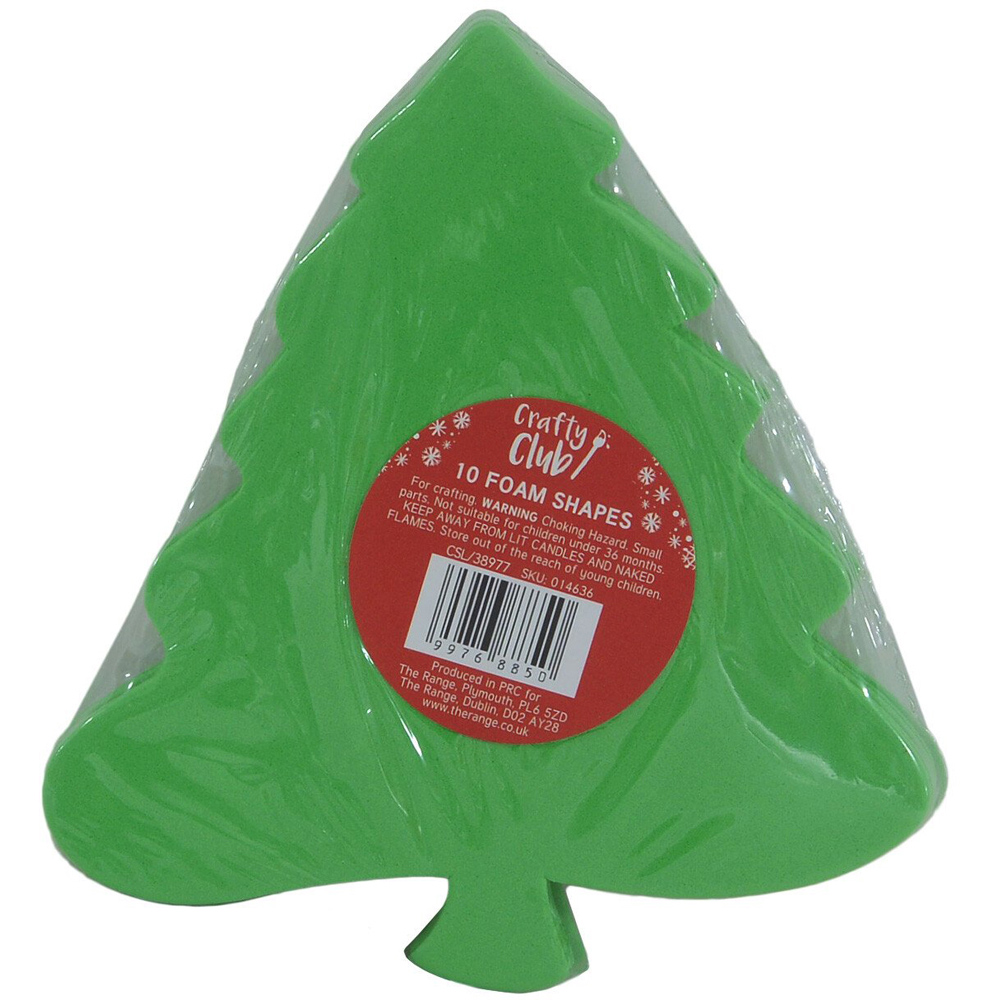 Pack of Ten Crafty Club Christmas Foam Shapes Image 6