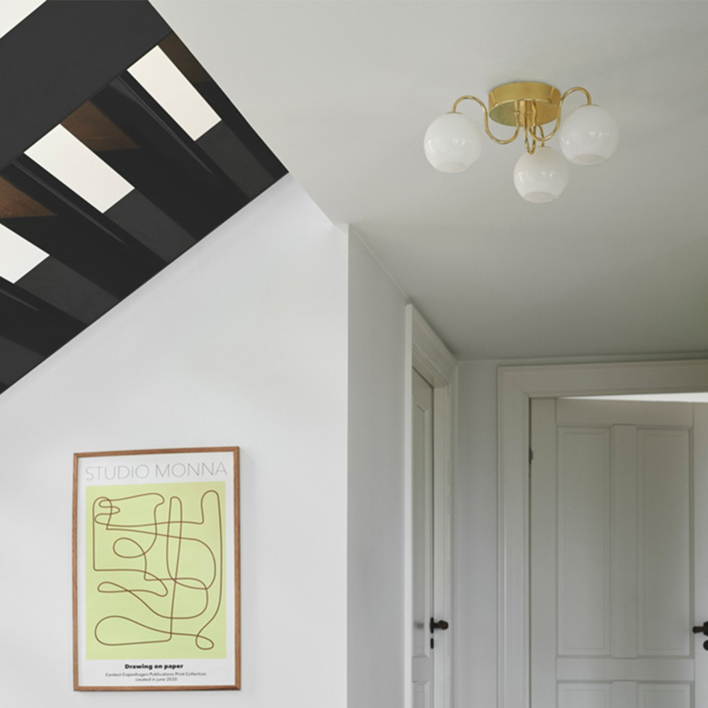 Nordlux Franca Brass Ceiling Light Image 2