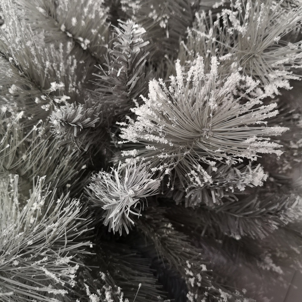 Premier Grey Snow Fir Cashmere Tips Artificial Christmas Tree 6ft Image 3