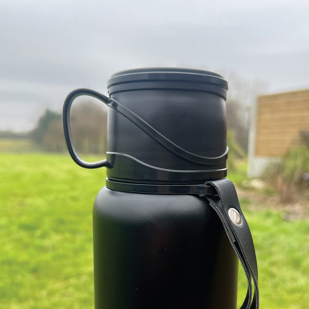 Milestone Camping Double Walled Stainless Steel Flask 1.2L Image 2