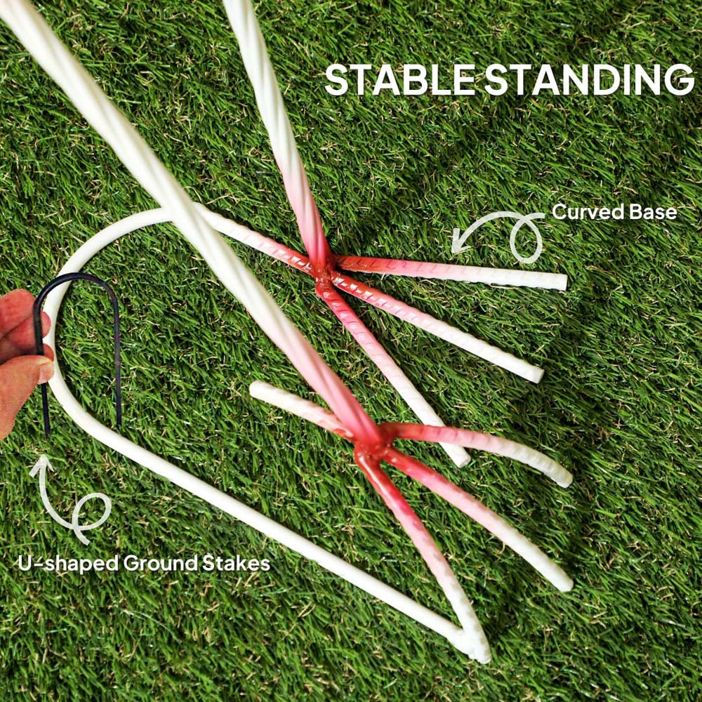 Outsunny Pink Metal Flamingo Garden Ornament with Stake Image 6