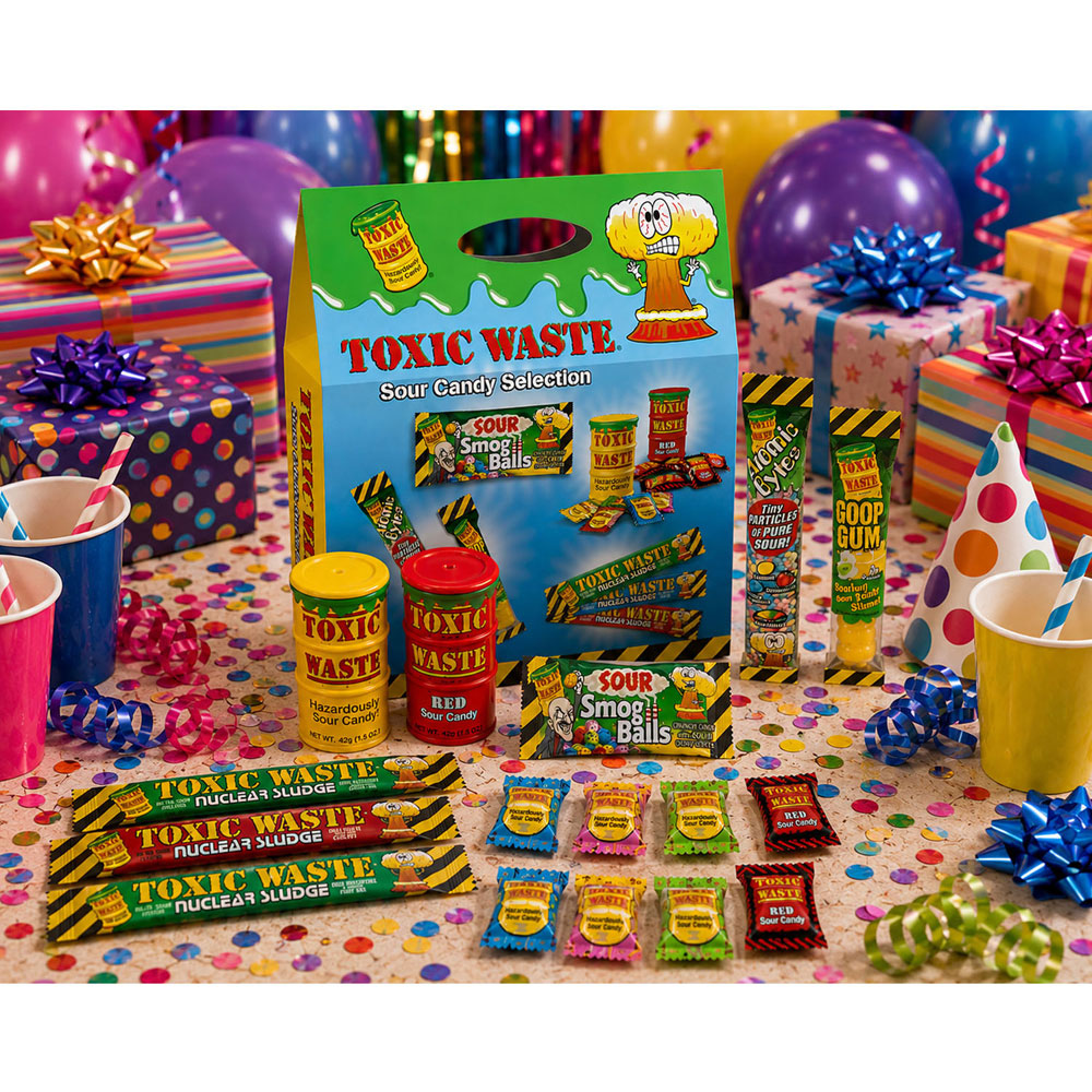 Toxic Waste Sour Candy Large Selection Pack Image 2