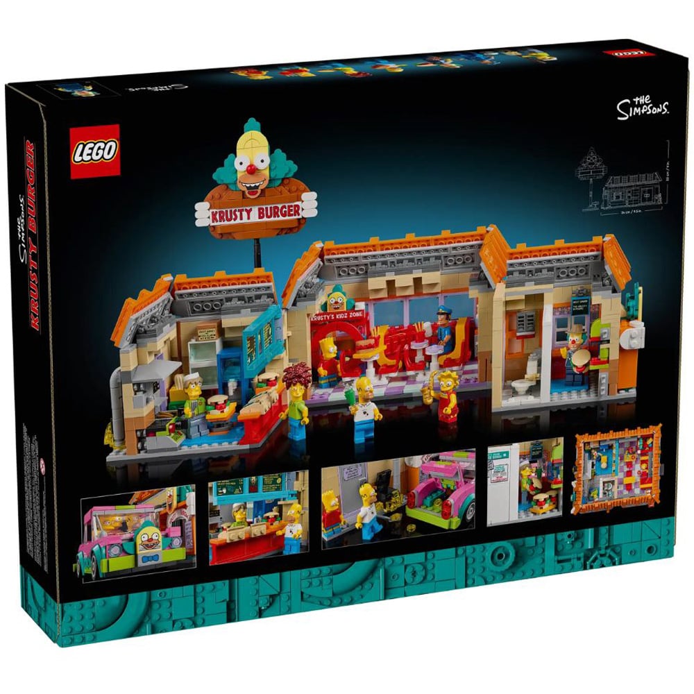 LEGO Icons 10352 The Simpsons Krusty Burger Set Image 1