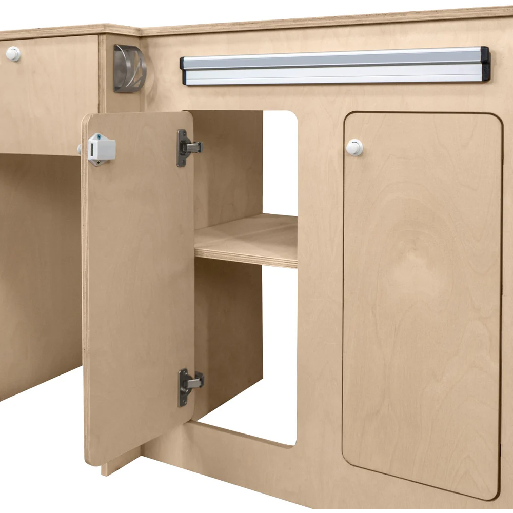 MonsterShop Right Hand Camper Kitchen Pod and Silver Compressor Fridge 42L Image 5