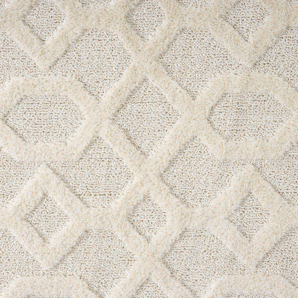 Desire Rugs Isabella Cream Embossed Imperial Trellis Rug 80 x 150cm Image 5