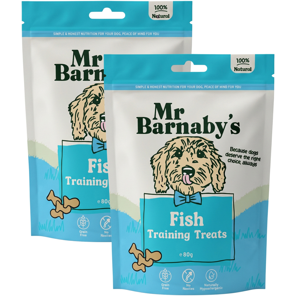 Mr Barnaby's Fish Training Treats 80g 2 Pack Image 1