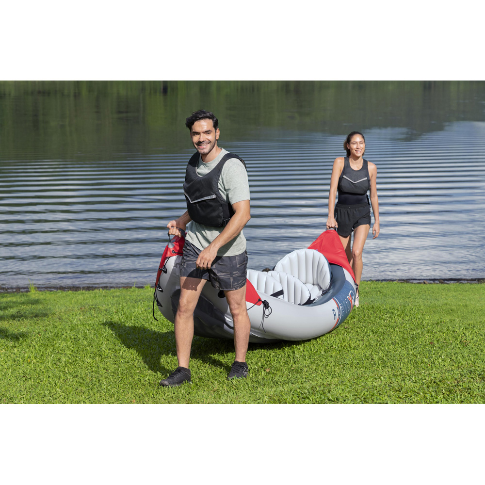 Bestway Hydro Force Rapid X3 3 Person Inflatable Kayak Set Image 9