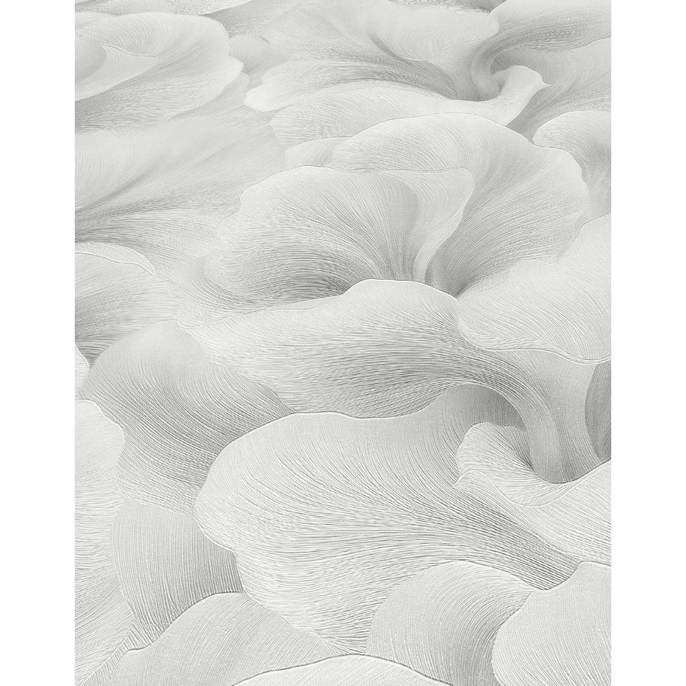 Erismann Floral Glow Light Grey Vinyl Wallpaper Image 5