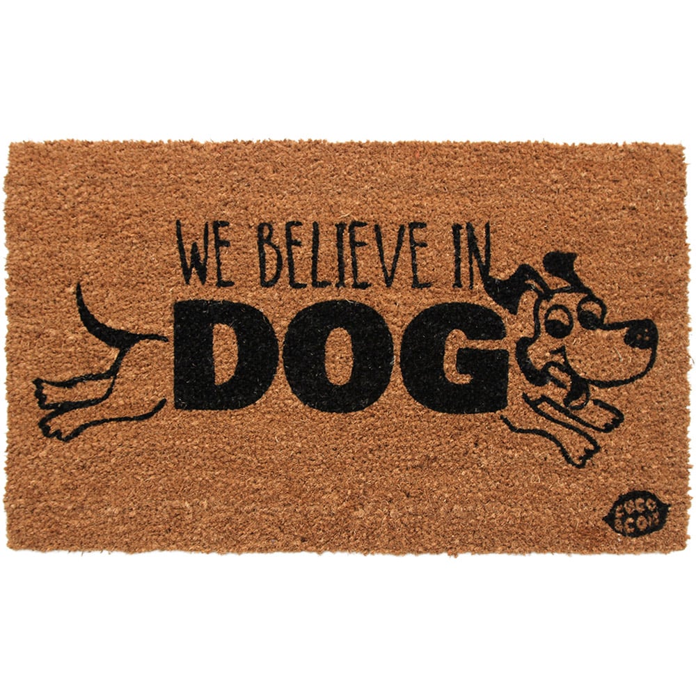 Coco & Coir Dog Love Coir Door Mat 45 x 75cm Image 1