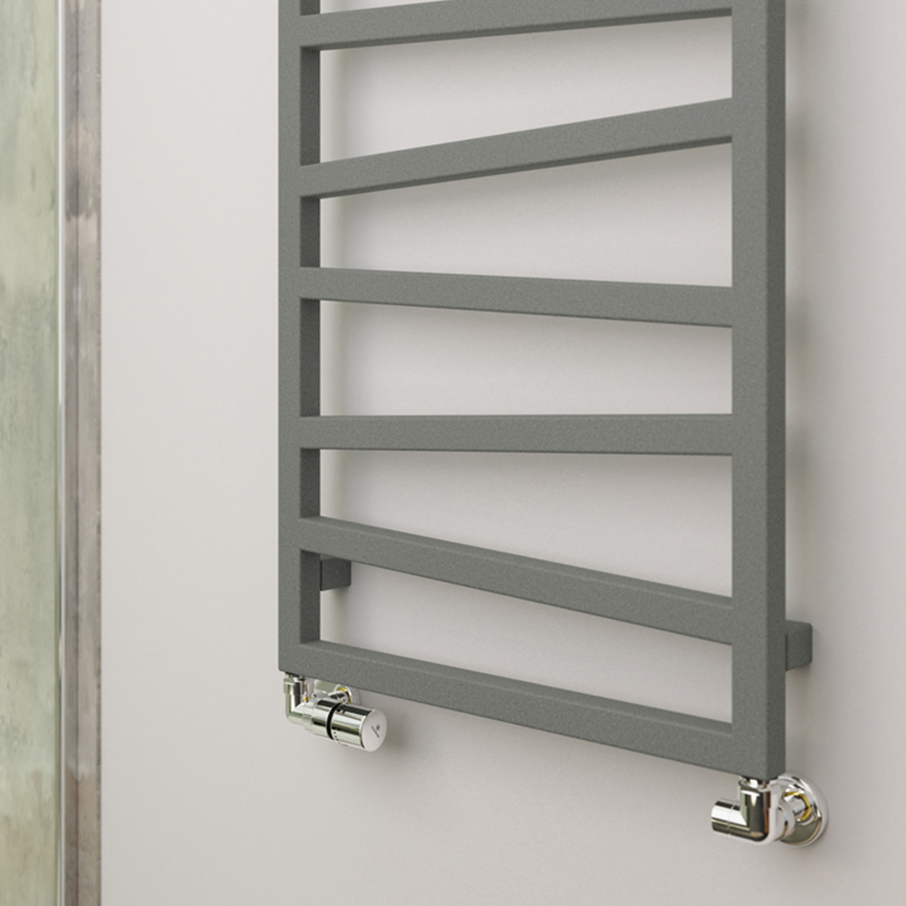 Terma Zig Zag Salt n Pepper Heated Towel Rail 835 x 500mm Image 6
