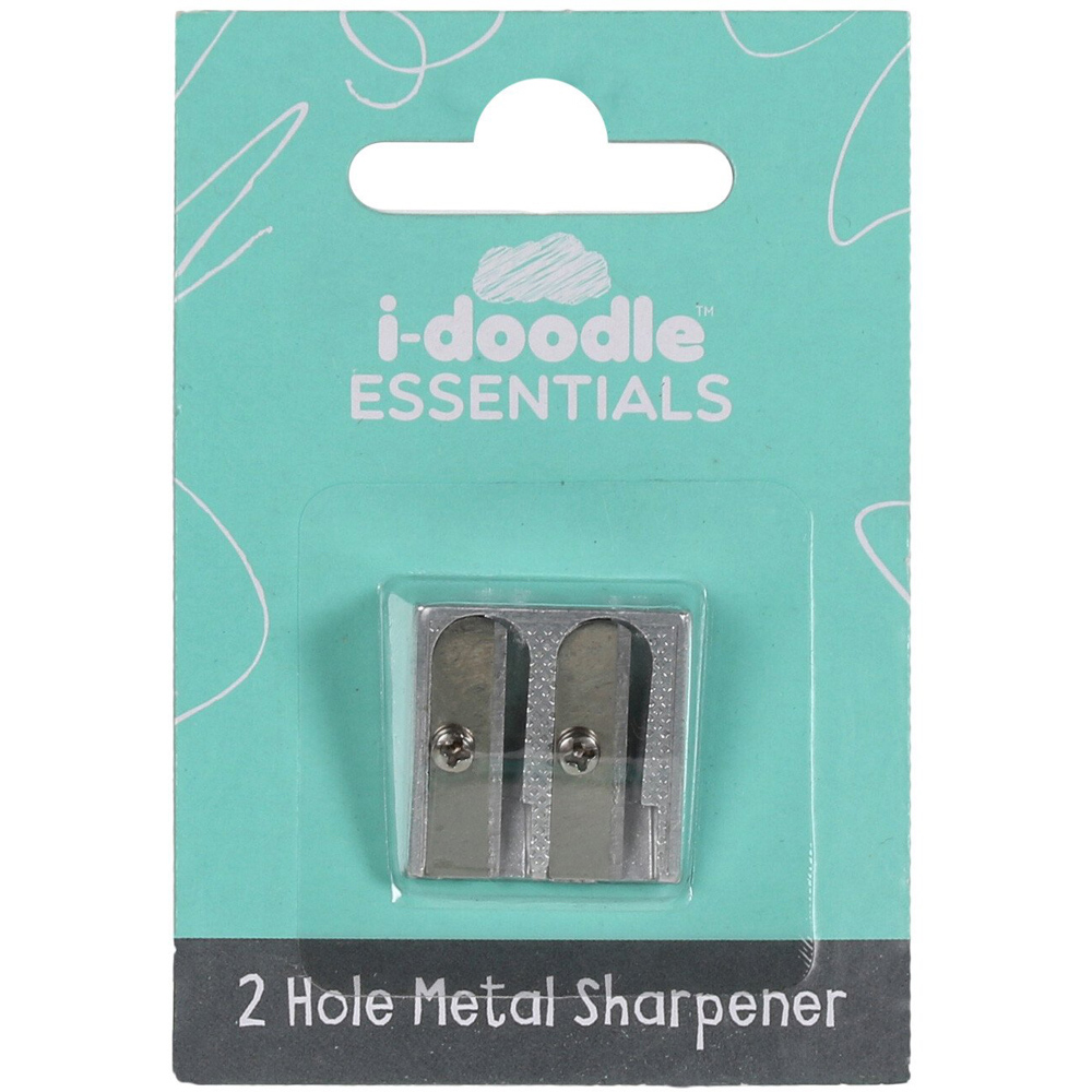 Two Hole Metal Pencil Sharpener Image