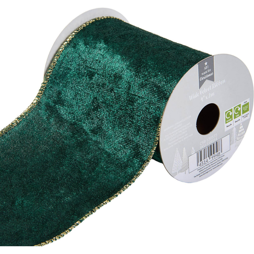 Wide Velvet Ribbon Image 6