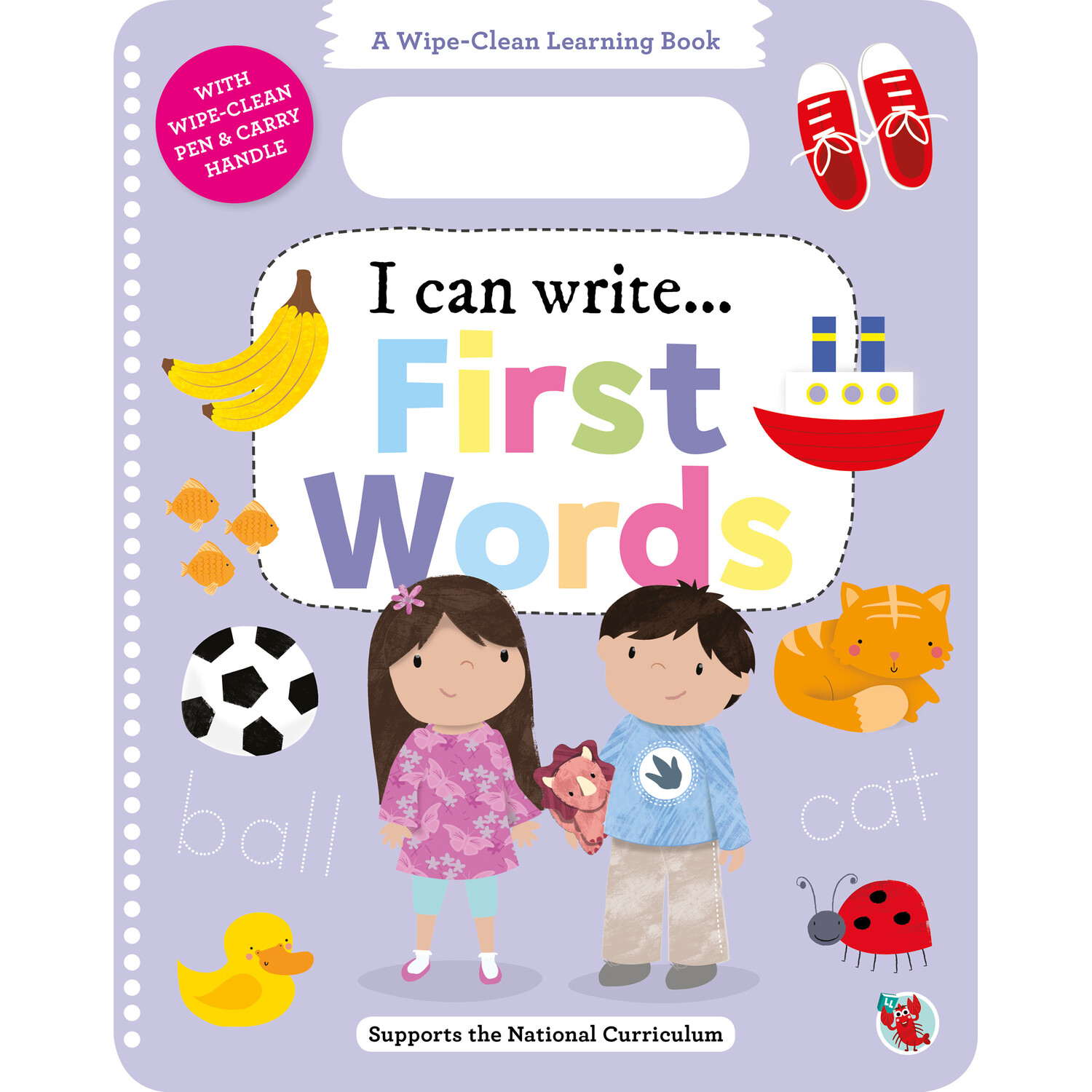 I Can Write First Words Wipe Clean Learning Book Image